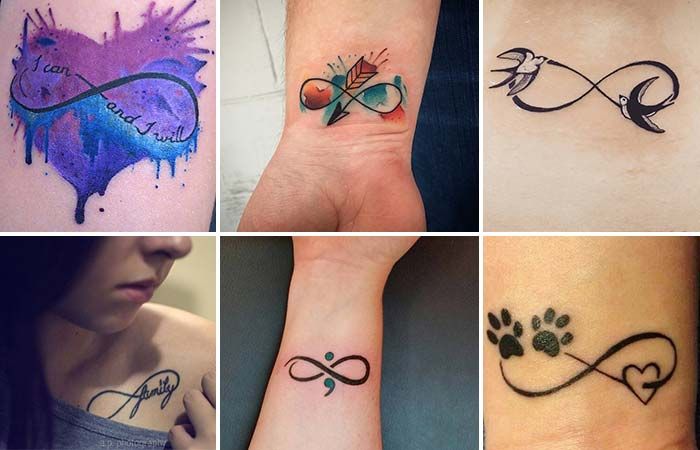 Татуировка на запястье для девушек со смыслом бесконечность